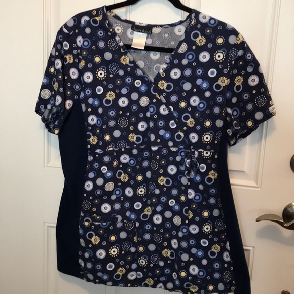 Cherokee Maternity Scrub Top - Picture 1 of 4